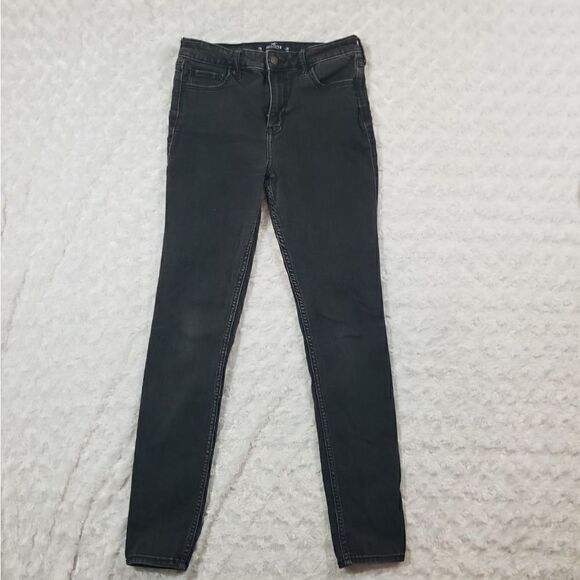 Hollister Denim - Hollister black skinny jeans 7R 28 x 30